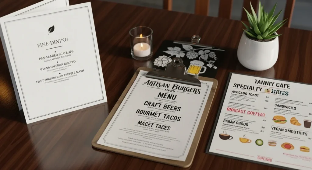 Customized Menus